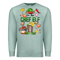 Seafoam im the chef elf Premium Sweatshirt - FaDigitalArtStudio