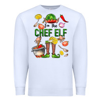 White im the chef elf Premium Sweatshirt - FaDigitalArtStudio