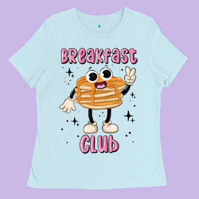 Breakfast Club Ladies Tee Designed By Maliassmallbusiness