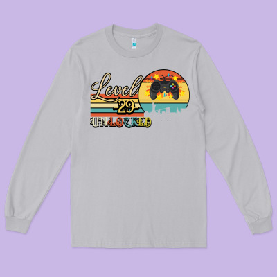 Level 29 Unlocked Long Sleeve Tee Designed By Bettercallsaul