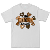 Dove Grey i am black history Premium Tee - MaliasSmallBusiness