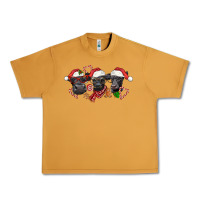 Peanut Butter Christmas Black Angus Cows Urban Heavy Tee - LillyAllenDesigns