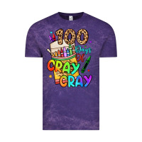 Cloud Purple 100 days of cray cray Vintage Tee - LillyAllenDesigns