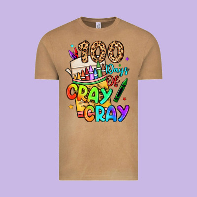 100 Days Of Cray Cray Vintage Tee Designed By Lillyallendesigns