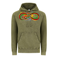 Vintage Olive butterfly infinity symbol autism Vintage Hoodie - LillyAllenDesigns