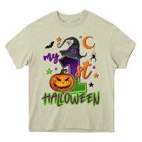 Mossy My first Halloween Heavy Core Tee - NancyCooperArtShop