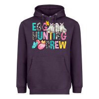 Plum Egg Hunting Crew easter Day Heavyweight Hoodie - BundleAndBundleShop