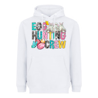 White Egg Hunting Crew easter Day Heavyweight Hoodie - BundleAndBundleShop