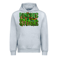 Heather Grey pinches get stitches st patricks Urban Hoodie - LillyAllenDesigns