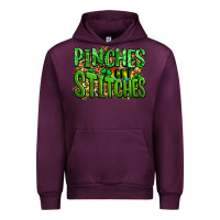 Mauve Wine pinches get stitches st patricks Urban Hoodie - LillyAllenDesigns