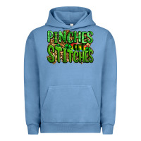Pigment Pebble Blue pinches get stitches st patricks Urban Hoodie - LillyAllenDesigns