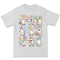 Dove Grey bunny ghost Premium Tee - MaliasSmallBusiness