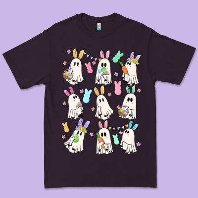 Bunny Ghost Premium Tee Designed By Maliassmallbusiness