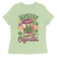 Matcha highly caffeinated Ladies Tee - MaliasSmallBusiness