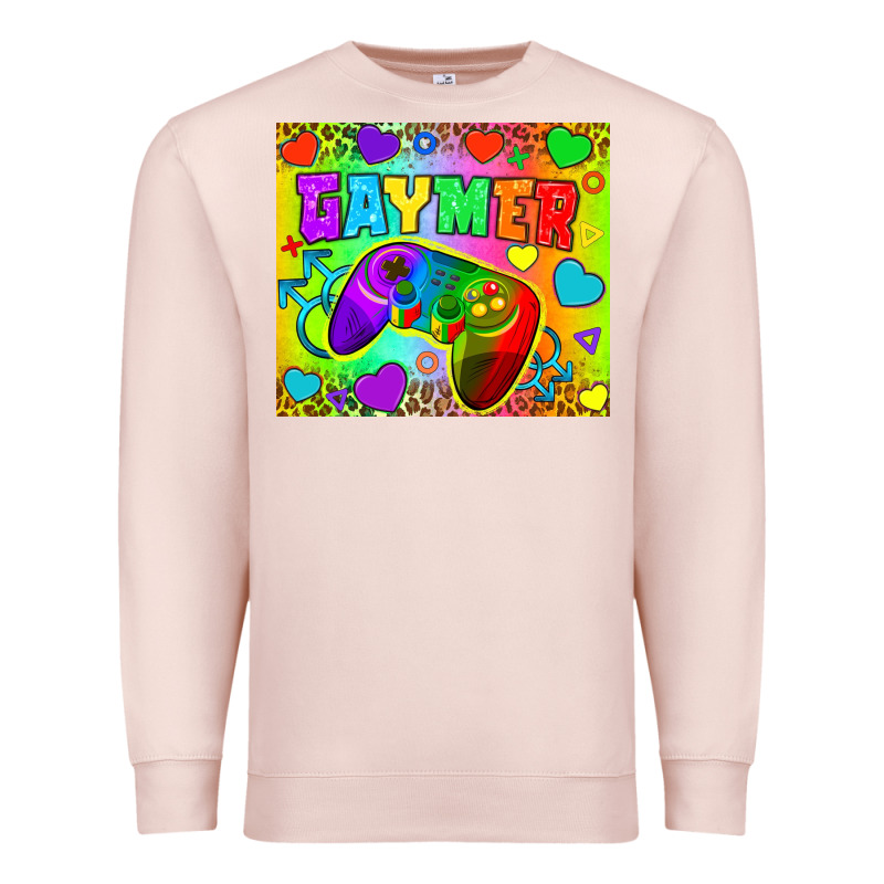 Lgbtq+ Gaymer With Hearts Tumbler Premium Sweatshirt by BundleAndBundleShop | Teevron