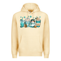 Pina Colada winter coffee cups Premium Hoodie - OliviaCreatesArt
