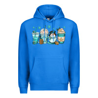 True Royal winter coffee cups Premium Hoodie - OliviaCreatesArt