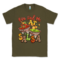 Army Green you had me at salsa Classic Tee - LillyAllenDesigns