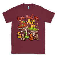 Burgundy you had me at salsa Classic Tee - LillyAllenDesigns