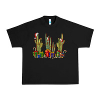 Black Christmas Cactus Urban Heavy Tee - LillyAllenDesigns