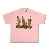 Salmon Christmas Cactus Urban Heavy Tee - LillyAllenDesigns