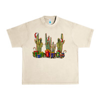 Sandshell Christmas Cactus Urban Heavy Tee - LillyAllenDesigns