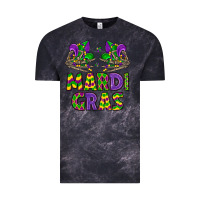 Cloud Black mardi gras Vintage Tee - LillyAllenDesigns