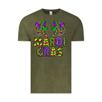Vintage Olive mardi gras Vintage Tee - LillyAllenDesigns