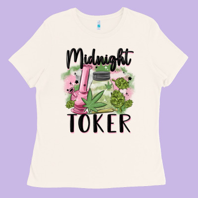 Midnight Toker Ladies Tee Designed By Maliassmallbusiness