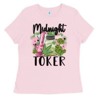 Bubblegum Pink midnight toker Ladies Tee - MaliasSmallBusiness