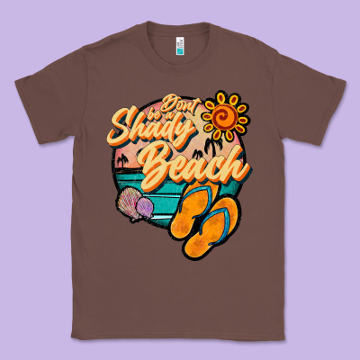Dont Be A Shady Beach Classic Tee Designed By Jahusdesignshop