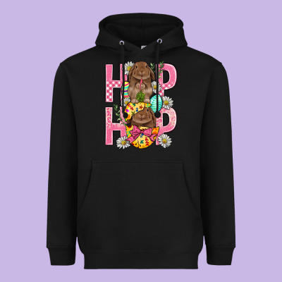 Hip Hop Easter Heavyweight Hoodie Designed By Bundleandbundleshop