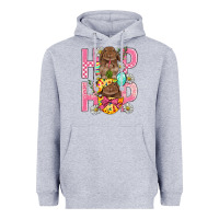 Heather Grey Hip Hop Easter Heavyweight Hoodie - BundleAndBundleShop