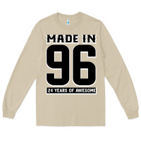 Mushroom Made In 96 24 Years Of Awesome Long Sleeve Tee - Bettercallsaul