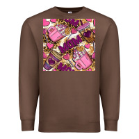 Chestnut Mom Coffee Cups With Leopard Digital Paper Premium Sweatshirt - BundleAndBundleShop