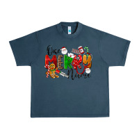 Midnight Navy One Merry Nurse Urban Heavy Tee - LillyAllenDesigns