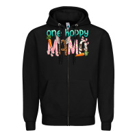 Black One hoppy mama mother's day Zipper Hoodie - HowdyJamesFarm