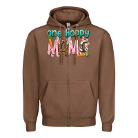 Chestnut One hoppy mama mother's day Zipper Hoodie - HowdyJamesFarm