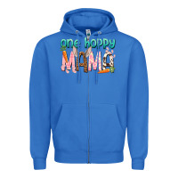 True Royal One hoppy mama mother's day Zipper Hoodie - HowdyJamesFarm