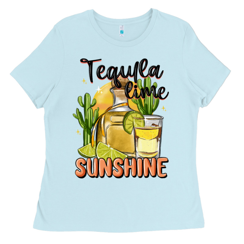 Tequila Lime Sunshine Ladies Tee by MaliasSmallBusiness | Teevron