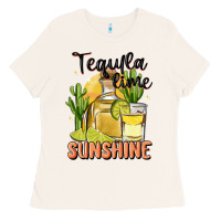 Bone tequila lime sunshine Ladies Tee - MaliasSmallBusiness