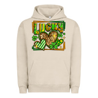 Pigment French Oak lucky st patricks day hearts Urban Hoodie - LillyAllenDesigns