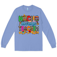 Colony Blue Nacho average Teacher Long Sleeve Tee - RanaPortraitStore