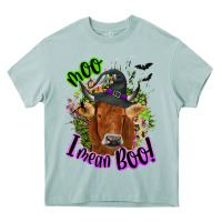 Arona Moo i mean boo Cow Heavy Core Tee - NancyCooperArtShop