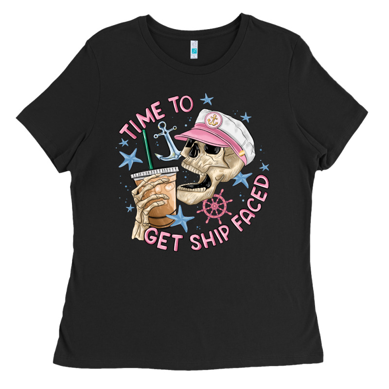 Time To Get Ship Faced Ladies Tee by MaliasSmallBusiness | Teevron