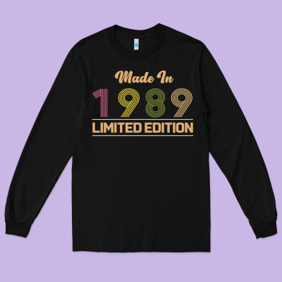 Made In 1989 Limited Edition Long Sleeve Tee Designed By Bettercallsaul