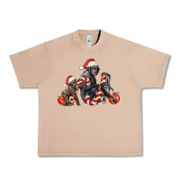 Burro christmas chimpanzee and gorilla Urban Heavy Tee - LillyAllenDesigns