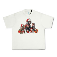 Pistachio christmas chimpanzee and gorilla Urban Heavy Tee - LillyAllenDesigns