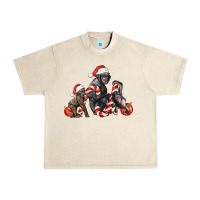 Sandshell christmas chimpanzee and gorilla Urban Heavy Tee - LillyAllenDesigns