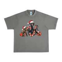 Tornado christmas chimpanzee and gorilla Urban Heavy Tee - LillyAllenDesigns